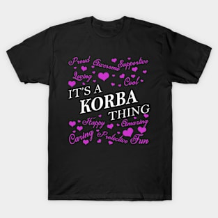 It's a KORBA Thing T-Shirt